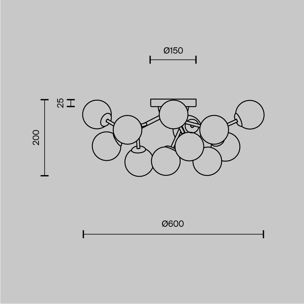 Потолочный светильник Dallas G9 в Сочи