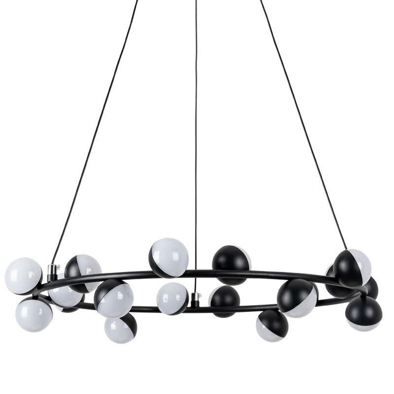 Люстра Vilelme Chandelier black 50 Черный в Сочи | Loft Concept 