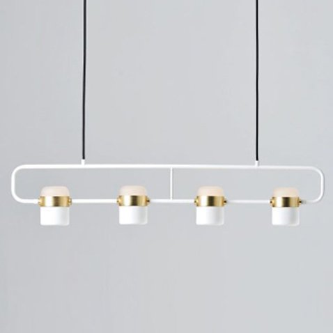 ЛЮСТРА SEEDDESIGN LING PL4 LINEAR SUSPENSION LIGHT Черный Медь Белый Золотой в Сочи | Loft Concept 