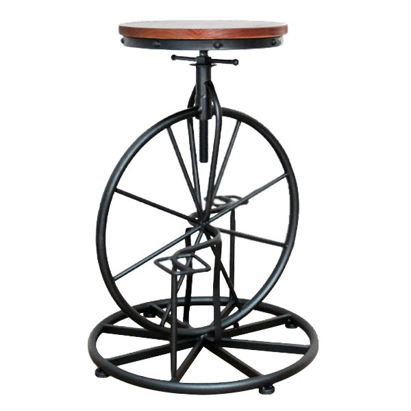 Барный стул Велосипед Lovt Bar Stool bicycle Коричневый Черный в Сочи | Loft Concept 