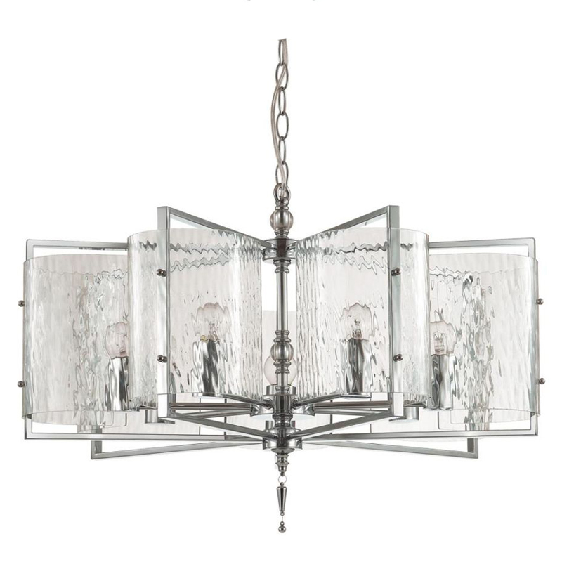 Люстра Karissa Chrome Chandelier 65 Хром Прозрачный (Transparent) в Сочи | Loft Concept 