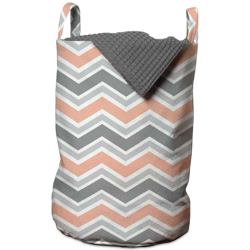 Корзина Gray Chevron Basket Мульти в Сочи | Loft Concept 