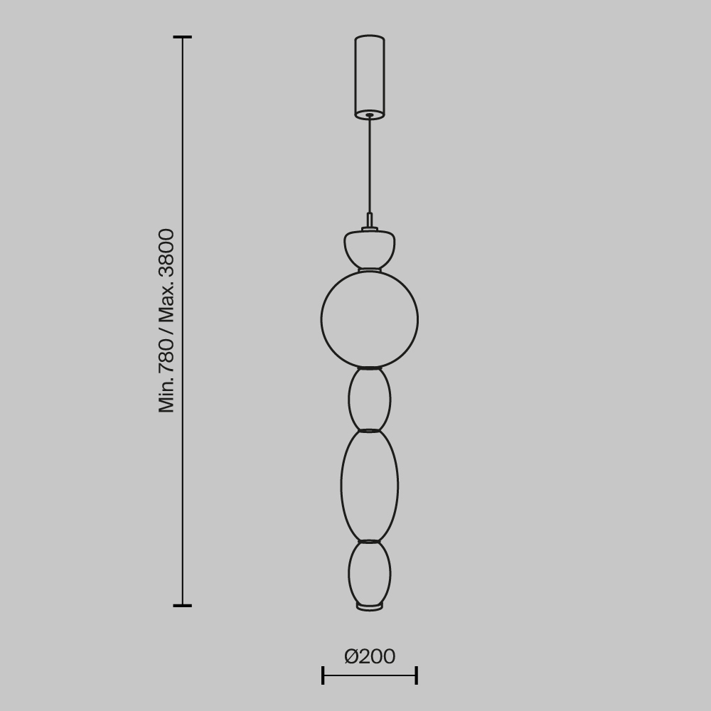 Подвесной светильник Adore LED 3000K 17Bт в Сочи