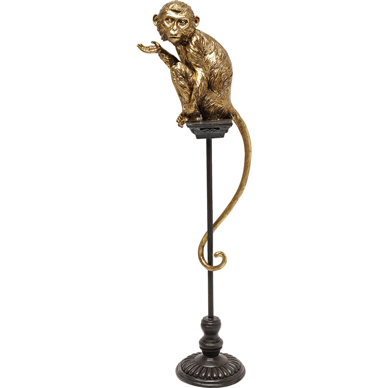 Статуэтка Golden Monkey on a stand Золотой в Сочи | Loft Concept 