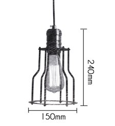 Подвесной светильник Loft Industrial Cage Filament Pendant в Сочи