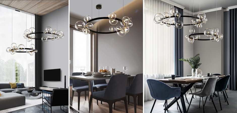 Дизайнерская кольцевая люстра IONA Сhandelier - фото №4