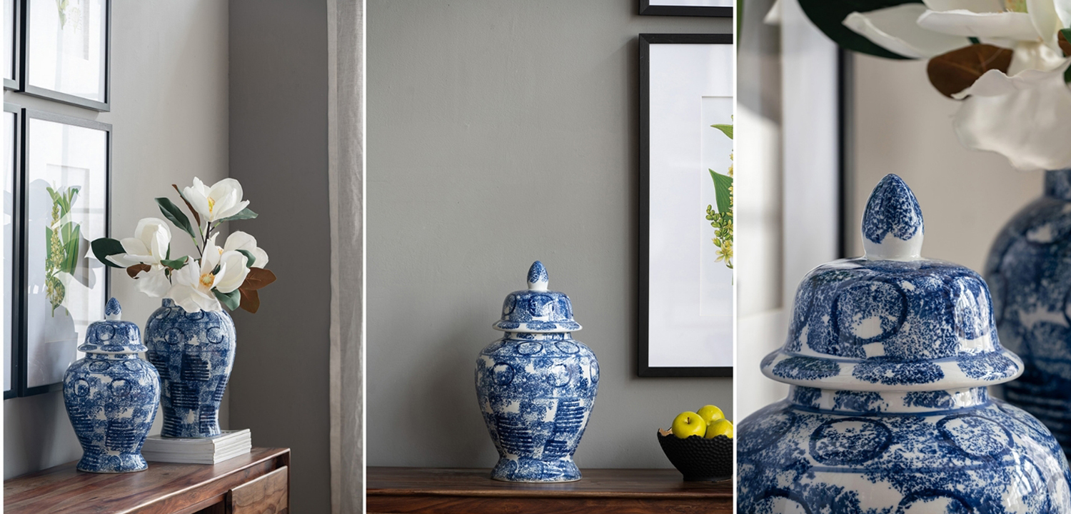 Ваза с крышкой Abstraction Vase - фото