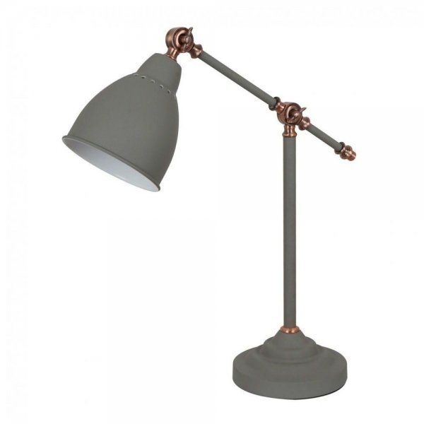 Настольная лампа Holder Table Lamp Grey Серый в Сочи | Loft Concept 