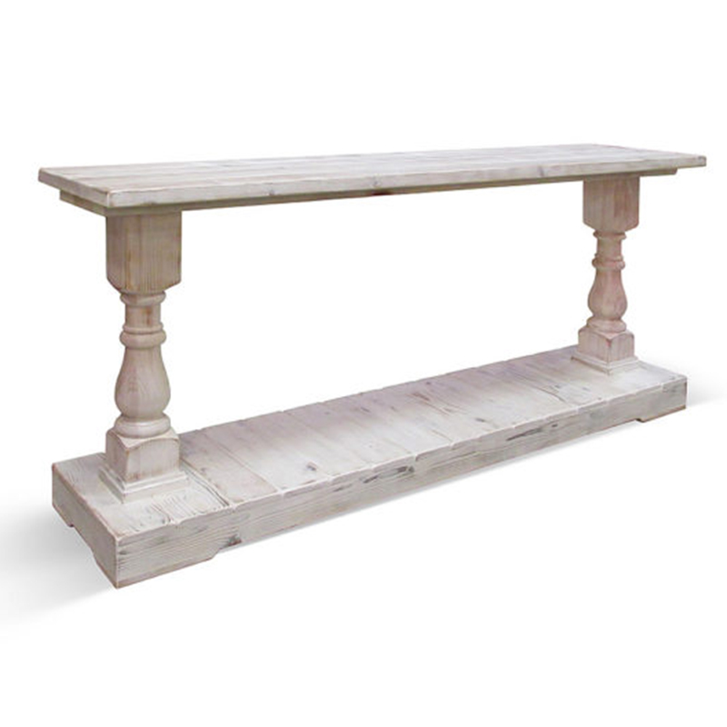 Консоль Oxford Washed Antique White Console Белый в Сочи | Loft Concept 