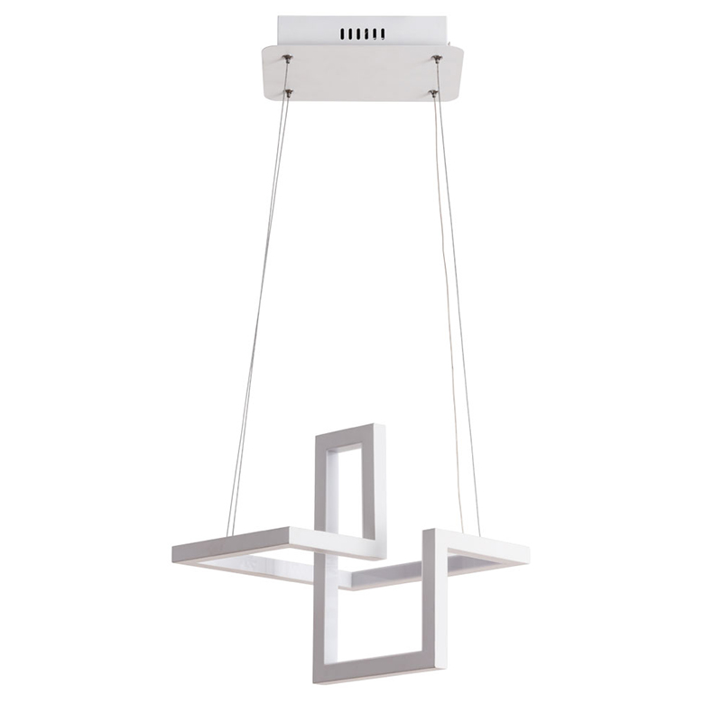 Люстра Esther Geometric White Chandelier III Белый в Сочи | Loft Concept 