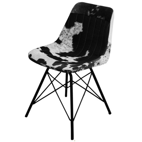 Стул Stlye Cowhide Chair Черно-белый в Сочи | Loft Concept 