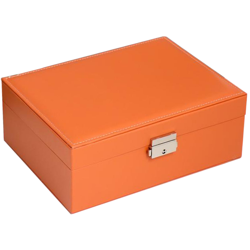 Шкатулка Auburn Jewerly Organizer Box orange Оранжевый в Сочи | Loft Concept 