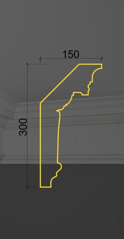 Карниз с орнаментом KO-14 в Сочи