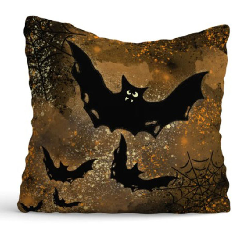 Подушка Halloween Bat Черный Серый в Сочи | Loft Concept 