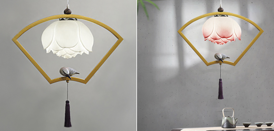 Подвесной светильник Bird with Tassel Fan Подвесной светильник Bird with Tassel Fan - Loft-Concept в Сочи