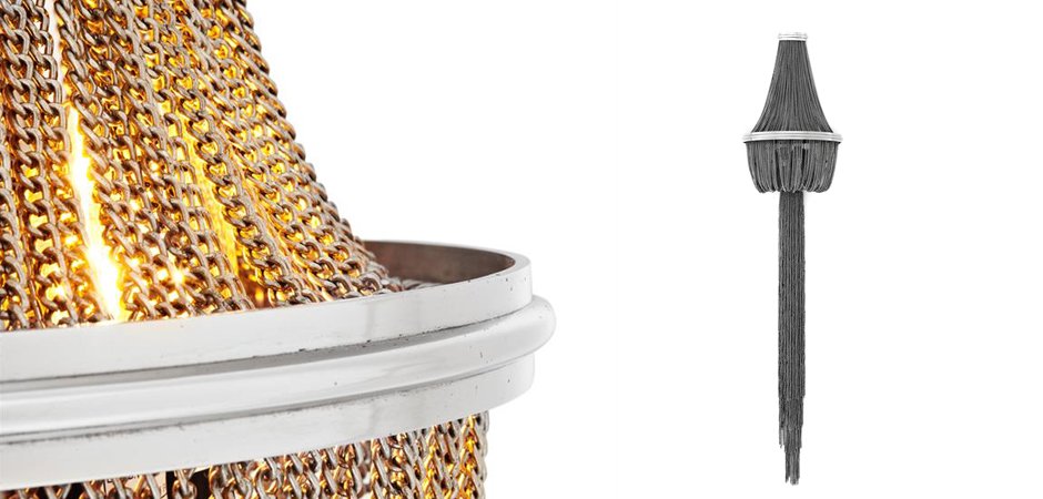 Бра Wall Lamp Martinez Nickel - Loft-Concept в Сочи