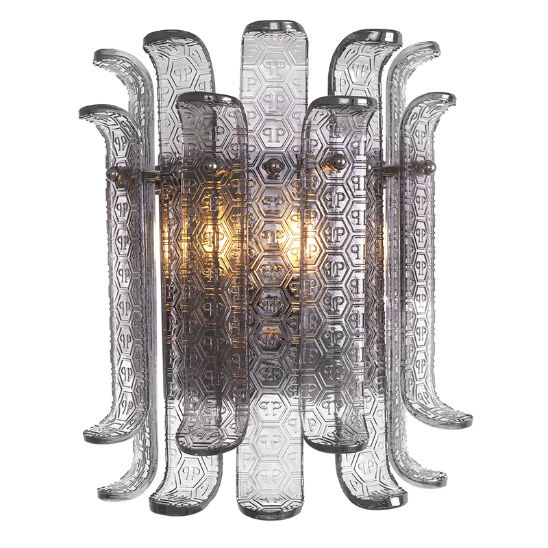 Бра Philipp Plein Wall Lamp Rodeo Drive Серый в Сочи | Loft Concept 