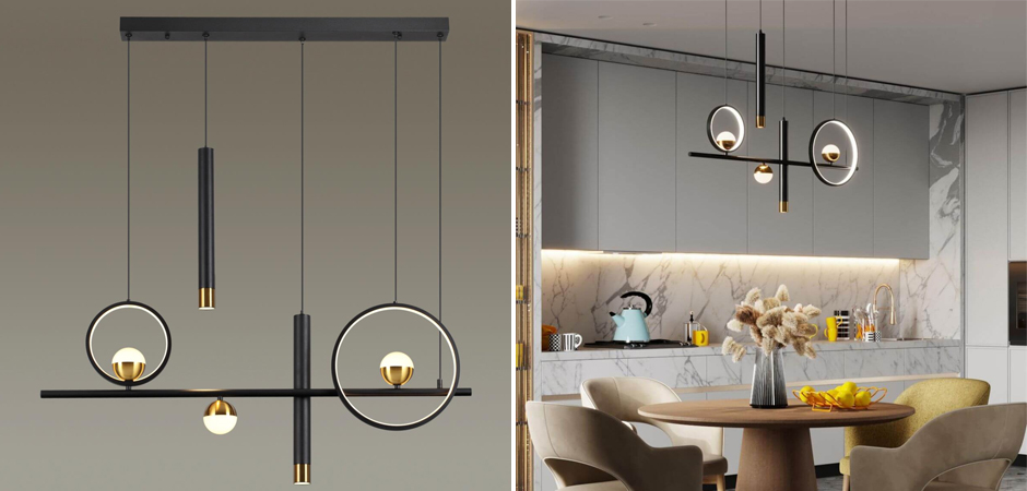 Люстра Scales Черная Люстра Scales Черная - Loft-Concept в Сочи