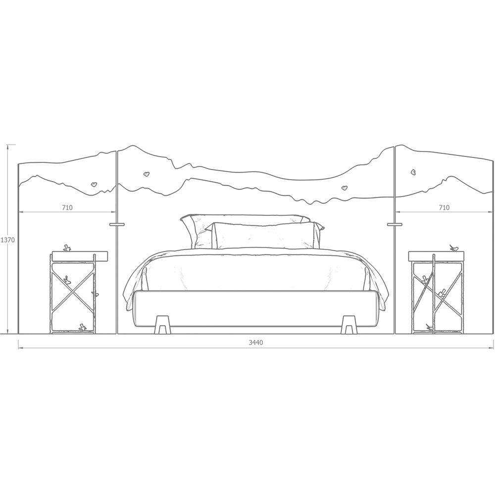 Кровать Okinawa в Сочи