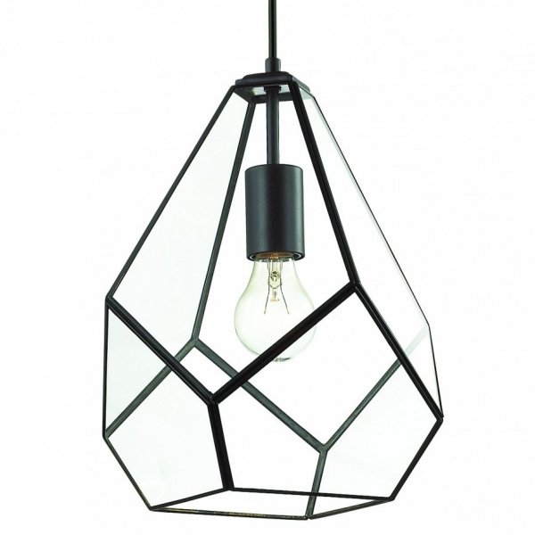 Подвесной светильник Geometry Glass Light Pendant Transparent Прозрачный в Сочи | Loft Concept 