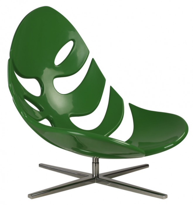 Кресло Monstera lounge chair Черный Зеленый Белый в Сочи | Loft Concept 