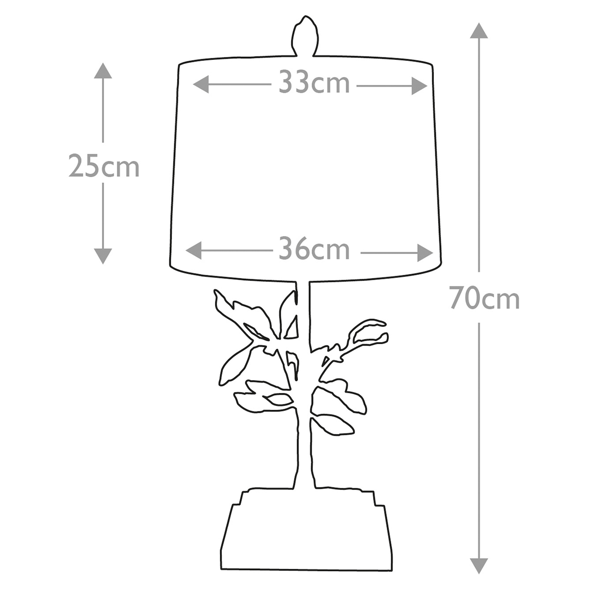 Настольная лампа с кремовым льняным цилиндрическим абажуром и ножкой в форме золотистой ветки Gilded Nola в Сочи