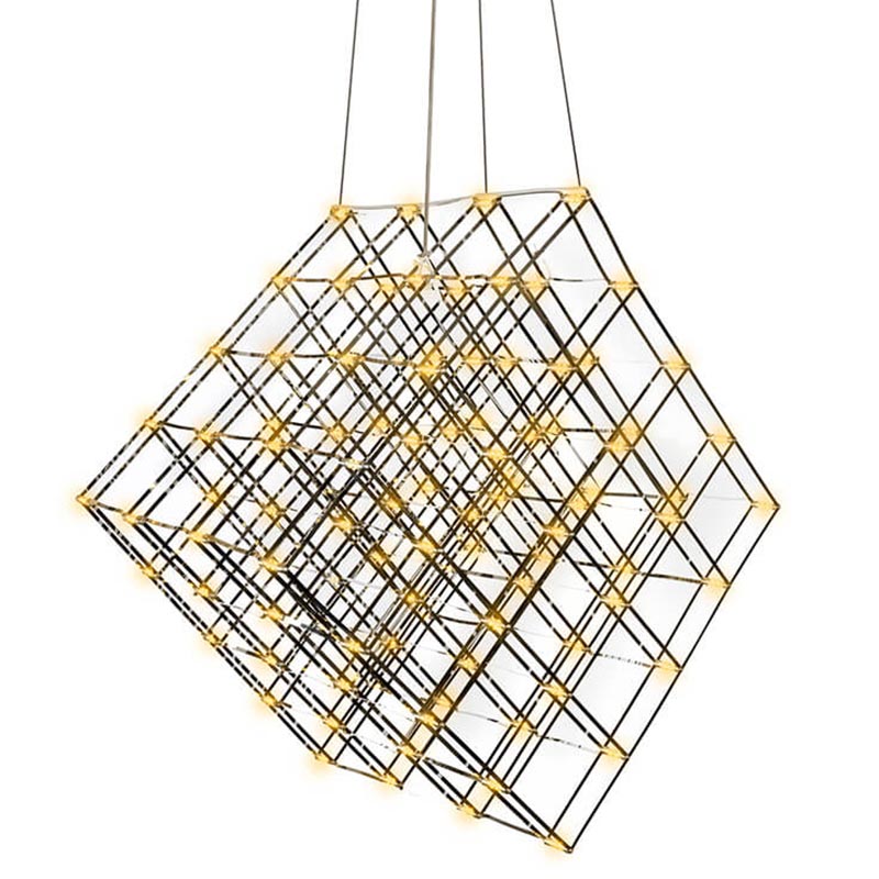 Люстра Moooi Tesseract Yellow lamp L Хром в Сочи | Loft Concept 