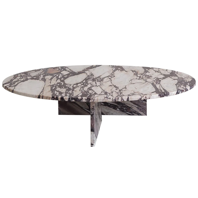 Кофейный стол Enzo Marble Coffee table Серый Бежево-серый Коричневый в Сочи | Loft Concept 