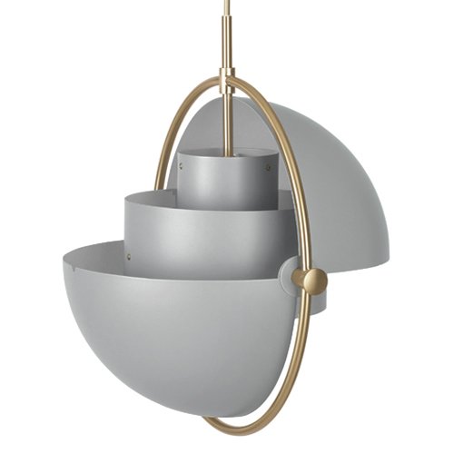 Люстра Louis Weisdorff Multi-lite Pendant Gray Латунь Серый в Сочи | Loft Concept 