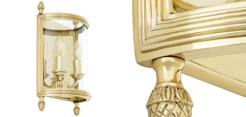 Бра Wall Lamp Lennon S Brass - Loft-Concept в Сочи