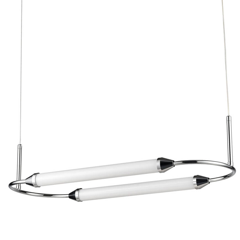 Подвесной светильник Giopato & Coombes CIRQUE Pendant Ellipse Horizontal Chrome Хром в Сочи | Loft Concept 