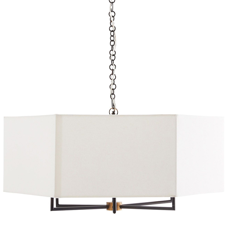 Люстра Arteriors OXFORD CHANDELIER Бронза Белый Черный в Сочи | Loft Concept 