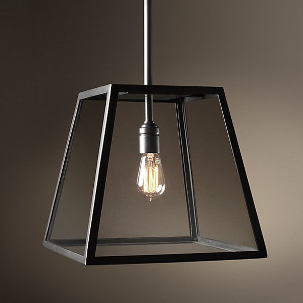 Подвесной светильник Loft Industrial Filament Pendant Черный в Сочи | Loft Concept 