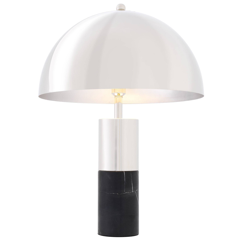 Настольная лампа Eichholtz Table Lamp Flair nickel Никель Черный в Сочи | Loft Concept 