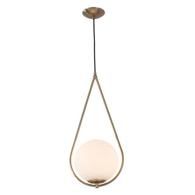 Люстра CORDA PENDANT LAMP Черный Латунь Белый в Сочи | Loft Concept 