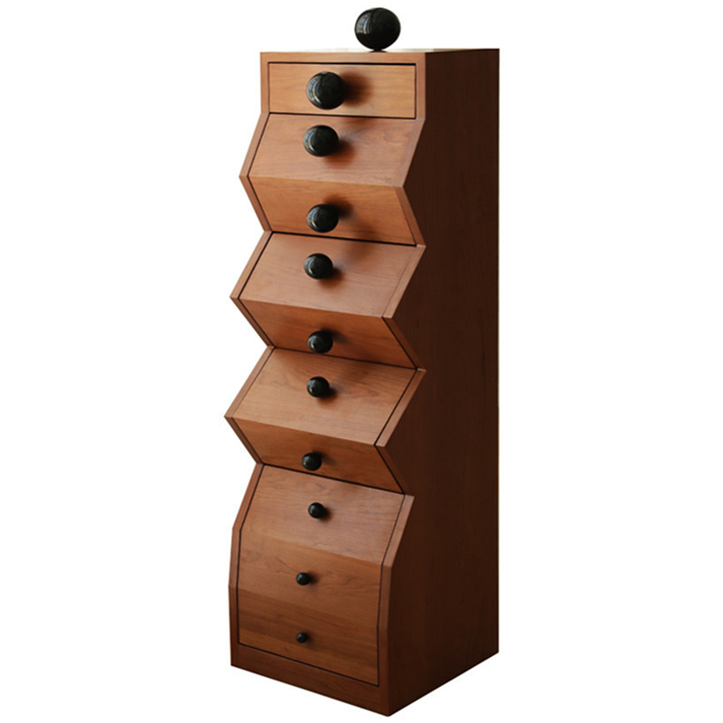 Комод Garton Wooden Forms Chest Of Drawers Коричневый Черный в Сочи | Loft Concept 