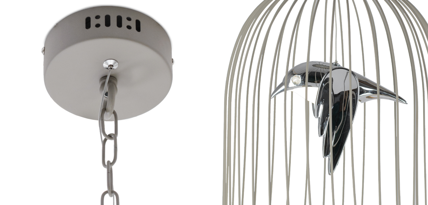 Подвесной светильник Bird in Cage Pendant - фото