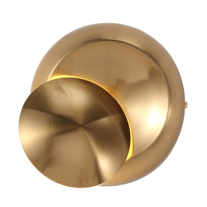 Бра Light Point Luna Wall Lamp Gold Латунь в Сочи | Loft Concept 