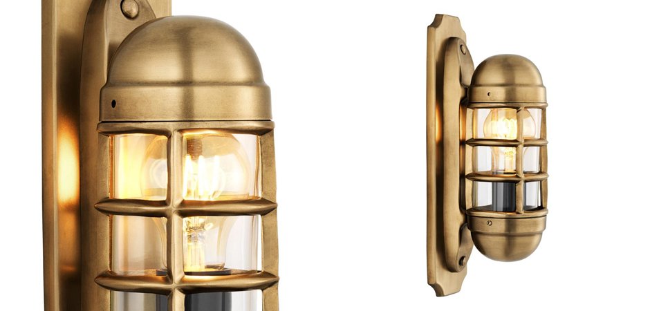 Бра Eichholtz Wall Lamp Le Caprice Brass - Loft-Concept в Сочи