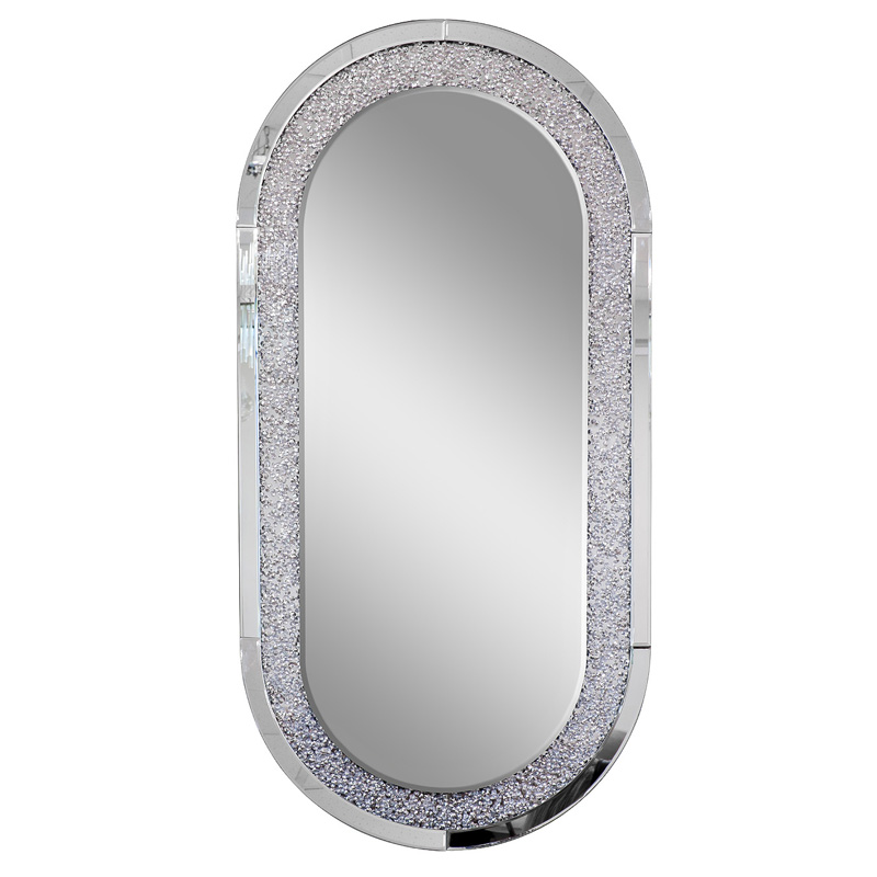 Зеркало Odila Crystals Oval Mirror  в Сочи | Loft Concept 