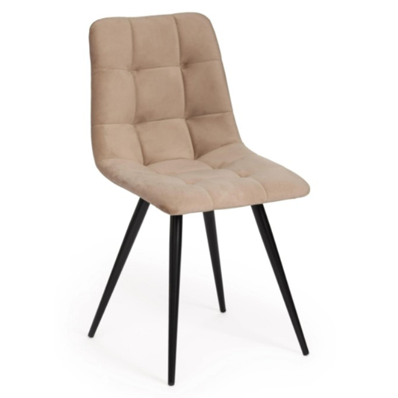 Стул Nancy Beige Chair Бежевый Черный в Сочи | Loft Concept 