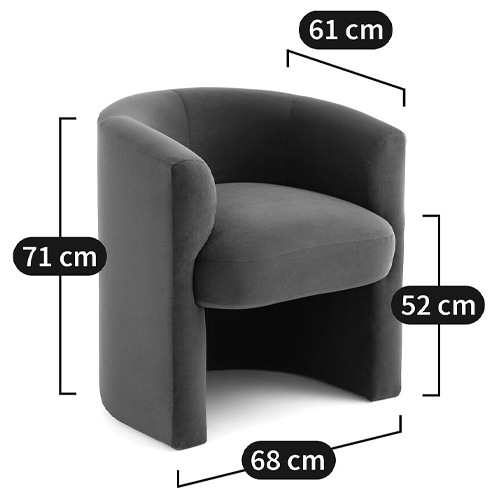 Кресло полукруглое Fiorello Armchair в Сочи