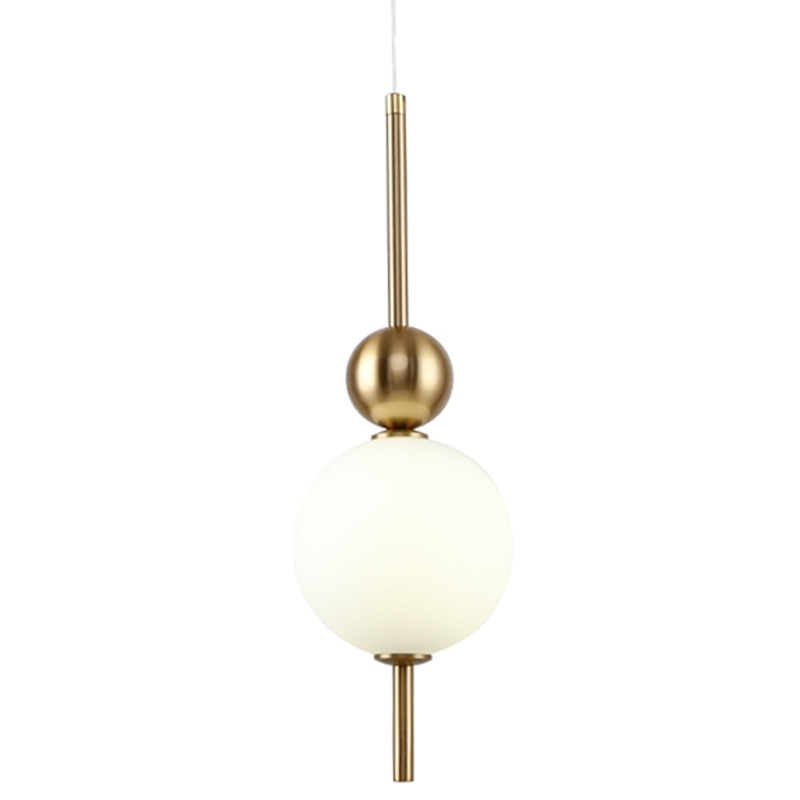 Подвесной светильник PEARLS SUSPENSION Белый Латунь в Сочи | Loft Concept 