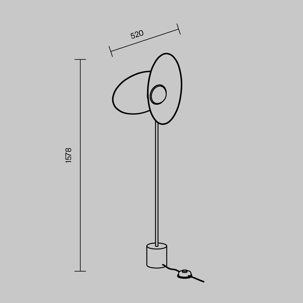 Напольный светильник Evolution 3000К 12Вт в Сочи