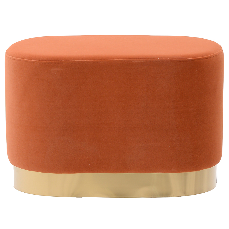 Пуф Juicy Orange Pouf Оранжевый Глянцевое золото в Сочи | Loft Concept 