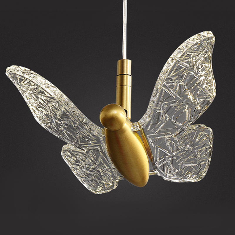 Butterfly Pendant Lamp H Прозрачный Латунь в Сочи | Loft Concept 