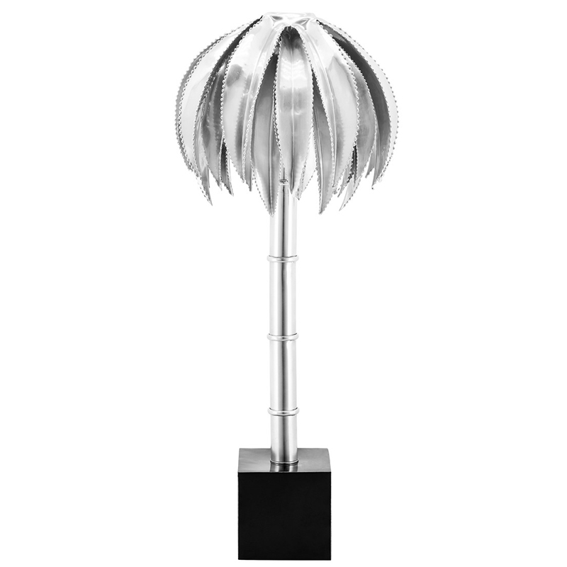 Настольная лампа TABLE LAMP PALMERY Silver Серебряный в Сочи | Loft Concept 