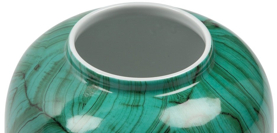 Ваза Malachite Vase Low Ваза Malachite Vase Low - Loft-Concept в Сочи