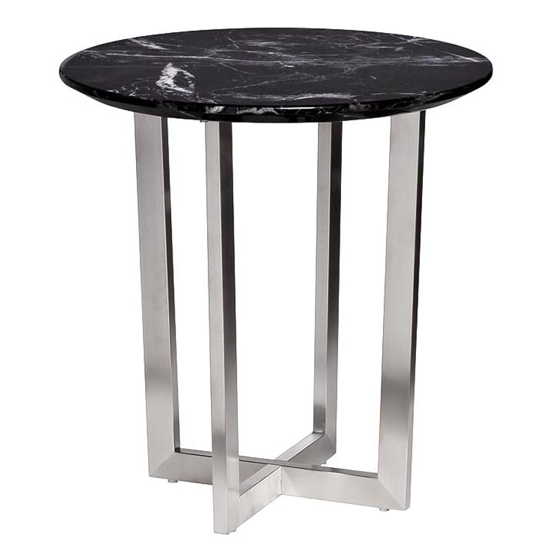 Приставной стол Adamson Side Table Серебряный в Сочи | Loft Concept 