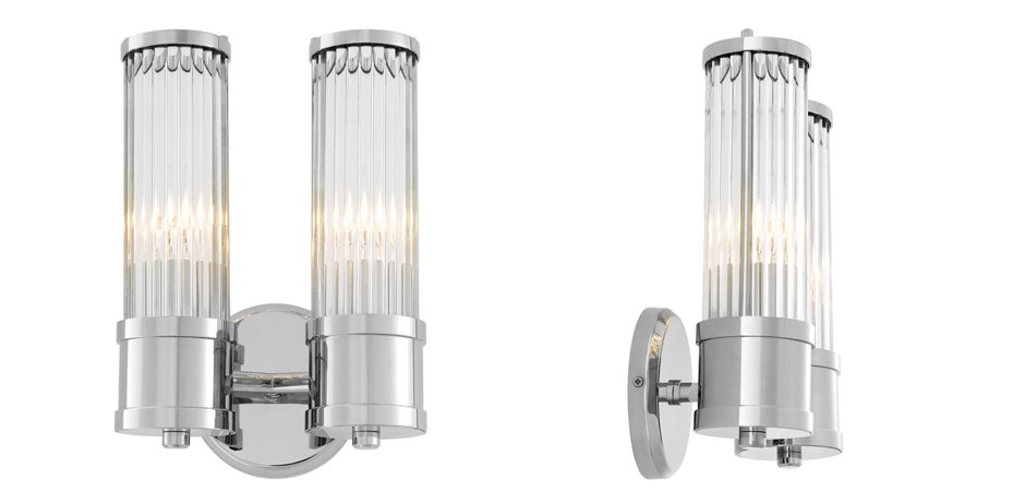 Бра Wall Lamp Claridges Dual Nickel - Loft-Concept в Сочи